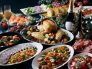 クリスマスディナービュッフェ料理
