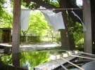 天祖神社の湧水 美味しいんです!