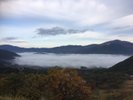 狭霧台からの雲海(宿から車で5分)