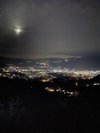 狭霧台展望台からの夜景(車で5分)