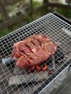 BBQでは厚切りお肉が合います!