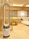 無料の貸し出しサービス♪ダイソン扇風機家族連れに人気のタタミツインでも安全ご利用いただけます。