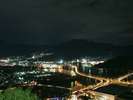 広島市南区にある黄金山から見る夜景(車で約20分)