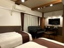 本館 ツインルーム(広さ24�u ベッド幅110cmと110cm)