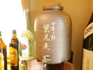 鹿児島といえば『芋焼酎』。紫尾庵専用樽にて美味しい焼酎を。