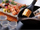 地元食材には、但馬の地酒を(花小路彩月/城崎温泉)