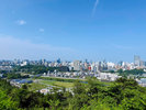 仙台城後からの景色