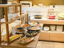 朝食バイキング一例