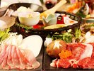 「金目鯛のしゃぶしゃぶと伊豆牛のすき焼き」プラン