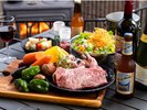 【BBQ】厳選!黒毛和牛と野菜のBBQ〜庄原の自然の中で気ままにグランピングステイ〜