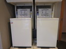 10階大浴場の脱衣場に、洗濯機と乾燥機がございます。男性側に2台ずつ、女性側に1台ずつございます。