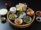 (ランチ)花かご膳気軽に旬の食材が楽しめる当店一番のおすすめメニューです。