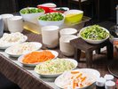 朝食ビュッフェ