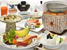 【ご朝食一例】地場食材にこだわった和朝食。一日の始まりを応援する朝食メニューです。