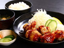 選べるビジネス定食一例 ヤンニョムチキン