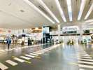 神戸空港_出発ロビー神戸空港からは直結でポートライナー連絡口がありアクセス抜群!ホテルまで約15分!