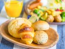 朝食はバイキングでお好きなだけ♪