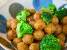 【日替朝食メニュー】肉団子の甘酢和え
