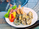 【BBQ『彩』プラン】黒毛和牛や天草オイスターなど、盛りだくさん!少しづつ色々楽しめるのが嬉しい