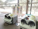 もみの湯 休憩スペース フットマッサージャー