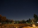 樅の木荘の入口からの八ヶ岳方面の星空