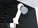 客室のシャワーヘッドは3種類の吐水モードに切替できます。