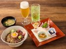 ◆晩酌とミニ丼セット