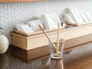 【アメニティ】客室にご用意している歯ブラシは、竹材を使用