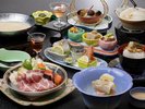 *井筒屋謝恩プランのお料理一例。季節ごとに内容が変わる会席料理で旬の味覚をご堪能ください。