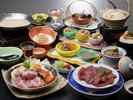 *会津名物馬刺し付きプラン!赤身ならではの濃厚な旨みをご堪能ください。
