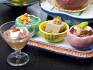 *季節の果実を使用した彩り豊かな一品。爽やかな風味とやさしい甘みをお楽しみください。