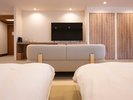 【サウナ付き角部屋和洋室/海風を感じる露天風呂付き】ベッドルーム/F客室