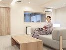 【サウナ付き角部屋和洋室/海風を感じる露天風呂付き】リビングルーム/F客室