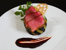 強肴:牛ロースと米茄子田楽焼き〜四季旬彩会席(基本会席)〜5月・6月〜