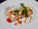 焼物:鱸沙羅蛇焼き〜四季旬彩会席(基本会席)〜7月・8月〜