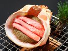 三大冬の味覚プラン【替鉢:ズワイ蟹 蟹味噌甲羅焼】