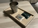 〔客室備品〕タンブラーとお茶をご用意しております