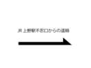 JR上野駅不忍口からの道案内