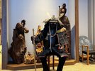 ◆高砂温泉のレトロスペースには甲冑がありますよ!