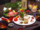 【夕食】温泉付き特別室限定「特別創作会津郷土料理膳」
