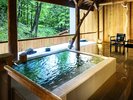 【26年新設/山側】広々テラスと源泉露天風呂付セミスイート(一例)