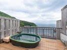 【貸切露天風呂】美保湾越しに中国山地を一望する絶景露天風呂/50分2,200円
