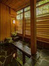 【Laroom】客室にある露天風呂からの眺め。竹林を眺めながら入浴をご堪能ください。