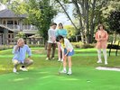 パターゴルフコースでは親子三世代で楽しんでいただいております。