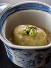 和会席(7/22〜9/2)【煮物碗】枝豆饅頭 湯葉餡掛け