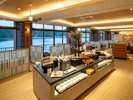 【ダイニング】熊野の恵/ご朝食ではお膳料理の他、ハーフビュッフェをご用意しております