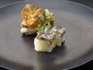 【ご夕食】熊野絢爛割烹-白龍-/鮑味噌焼きと秋刀魚炙り寿司【白龍】