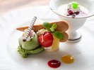 【夕食】オーナーこだわりのスイーツ