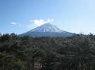 当館大食堂より眺める富士山