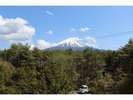 客室より望む富士山
